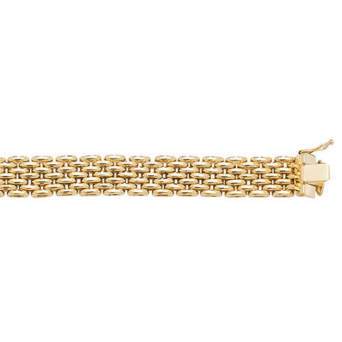 9ct Yellow Gold 7.5" Bracelet