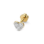 9ct Yellow Gold Diamond Earrings 0.09CT