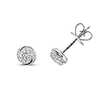 18ct White Gold Diamond Earrings 0.38CT