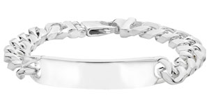 Sterling Silver Curb Bracelet