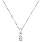 Sterling Silver CZ Necklet