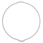 Sterling Silver CZ Necklet