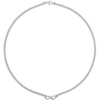 Sterling Silver CZ Necklet