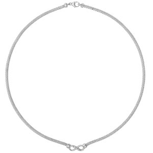 Sterling Silver CZ Necklet