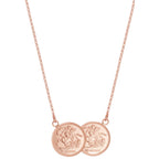 Rose Gold Plated Sterling Silver Necklet