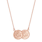 Rose Gold Plated Sterling Silver Necklet