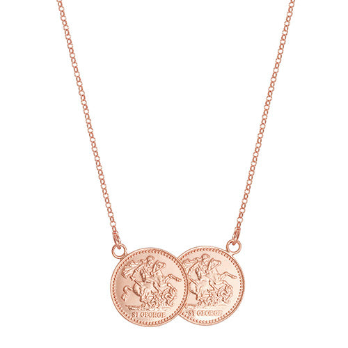 Rose Gold Plated Sterling Silver Necklet