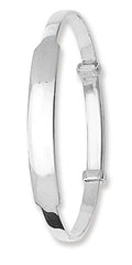 Sterling Silver Baby Expanding I.D. Bangle