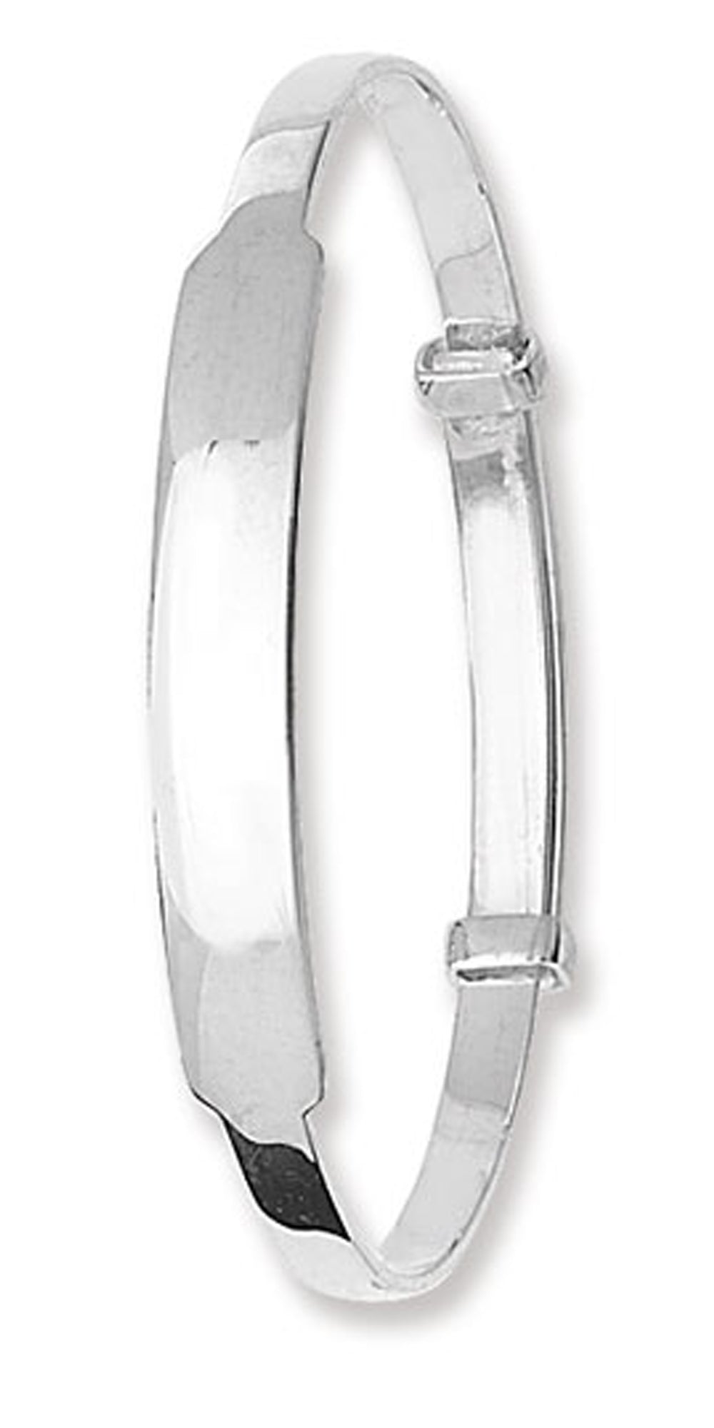 Sterling Silver Baby Expanding I.D. Bangle
