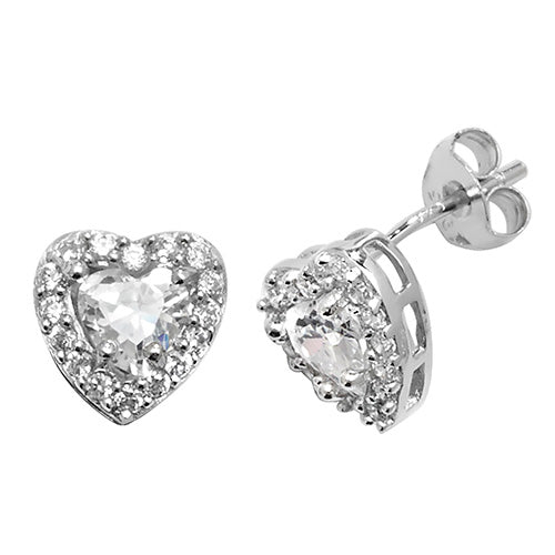 Sterling Silver CZ Earrings