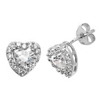 Sterling Silver CZ Earrings