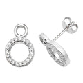 Sterling Silver CZ Earrings