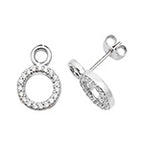 Sterling Silver CZ Earrings
