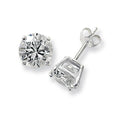 Sterling Silver CZ Earrings