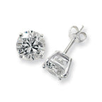 Sterling Silver CZ Earrings