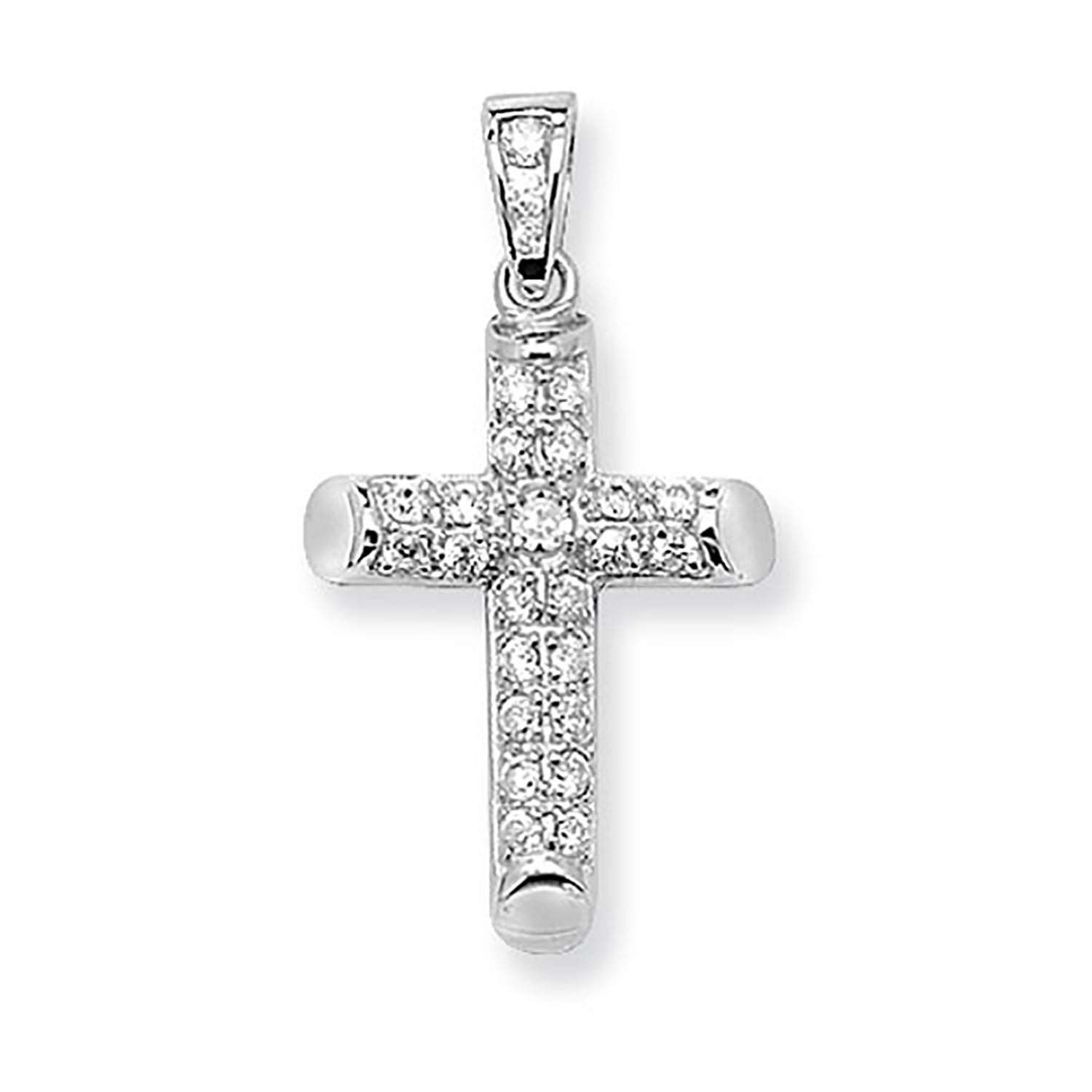 Sterling Silver CZ Pendant