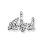 Sterling Silver CZ Pendant