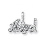 Sterling Silver CZ Pendant