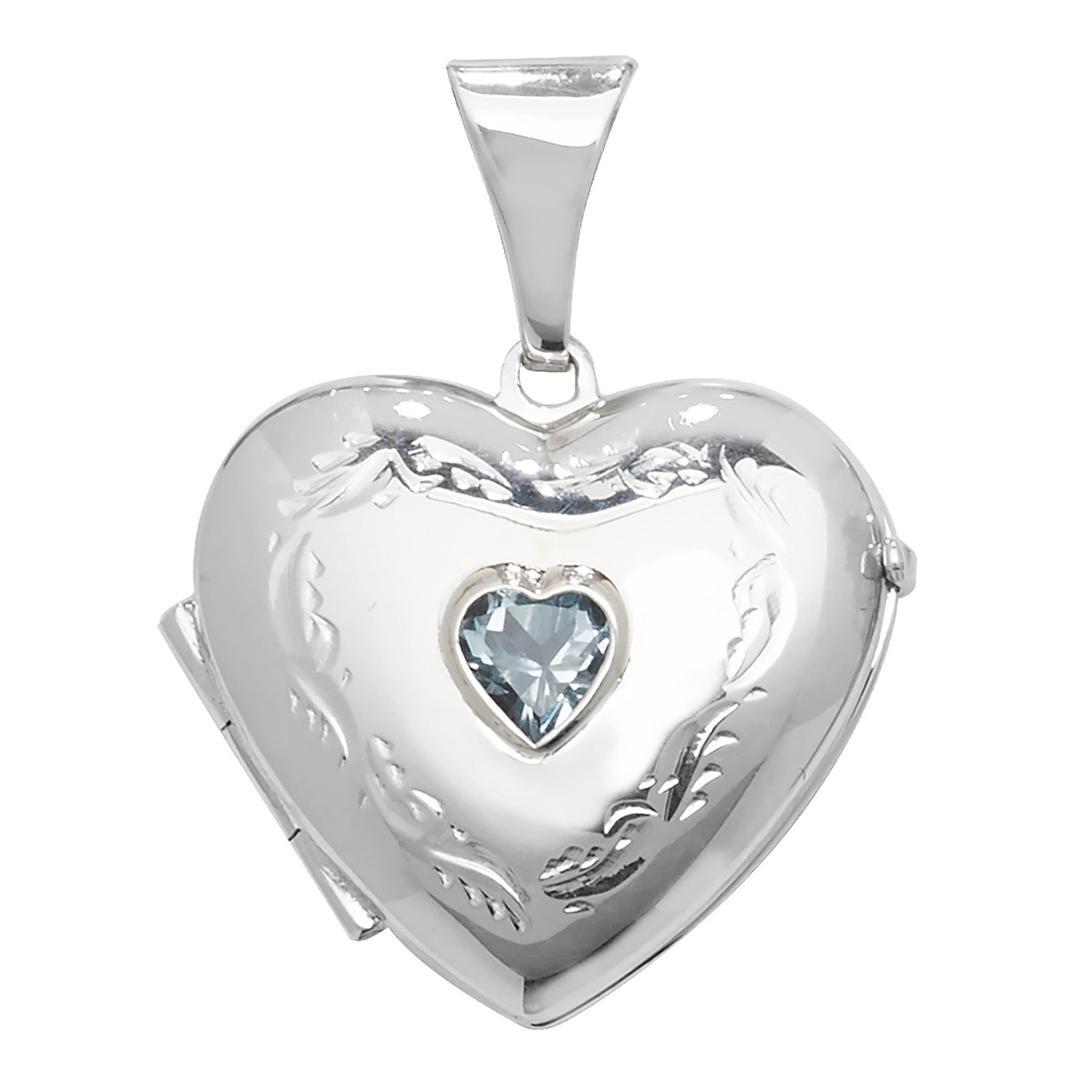 Sterling Silver Blue Topaz Pendant