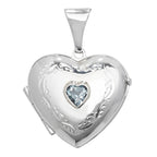 Sterling Silver Blue Topaz Pendant
