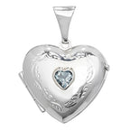 Sterling Silver Blue Topaz Pendant