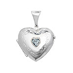 Sterling Silver Blue Topaz Pendant