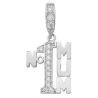 Sterling Silver CZ Pendant