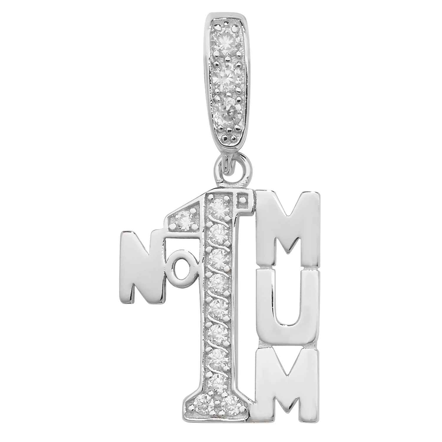 Sterling Silver CZ Pendant