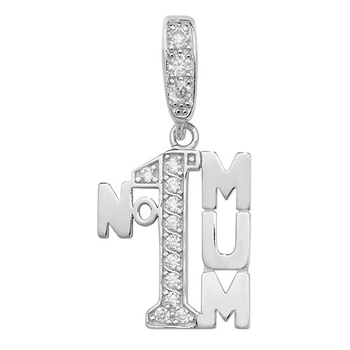 Sterling Silver CZ Pendant