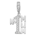 Sterling Silver CZ Pendant