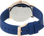 Ladies Guess Watch with White Dial and Blue Silicone Strap GW0004L2