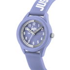 Hype Girls Time Teacher Watch with Purple Dial and Purple Silicone Strap HYKS001V