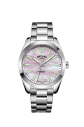 Rotary Henley Ladies Watch with Pink Mother Of Pearl Dial and Stainless Steel Bracelet LB05280/07
