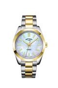 Rotary Henley Ladies Watch with Mother Of Pearl Dial and Two Tone Bracelet LB05281/41