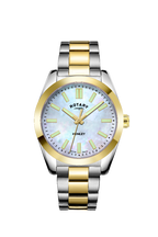 Rotary Henley Ladies Watch with Mother Of Pearl Dial and Two Tone Bracelet LB05281/41