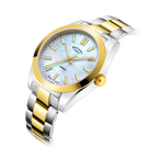 Rotary Henley Ladies Watch with Mother Of Pearl Dial and Two Tone Bracelet LB05281/41