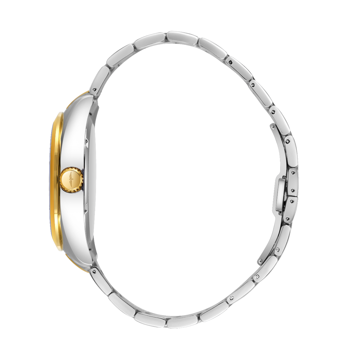 Rotary Henley Ladies Watch with Mother Of Pearl Dial and Two Tone Bracelet LB05281/41
