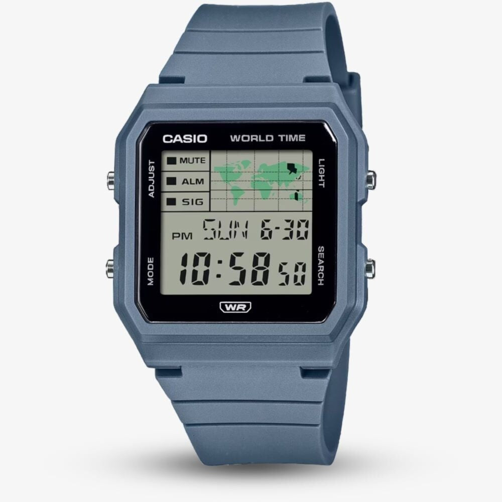 Casio Unisex Digital Watch with LED Dial and Blue Strap LF-30W-2AEF