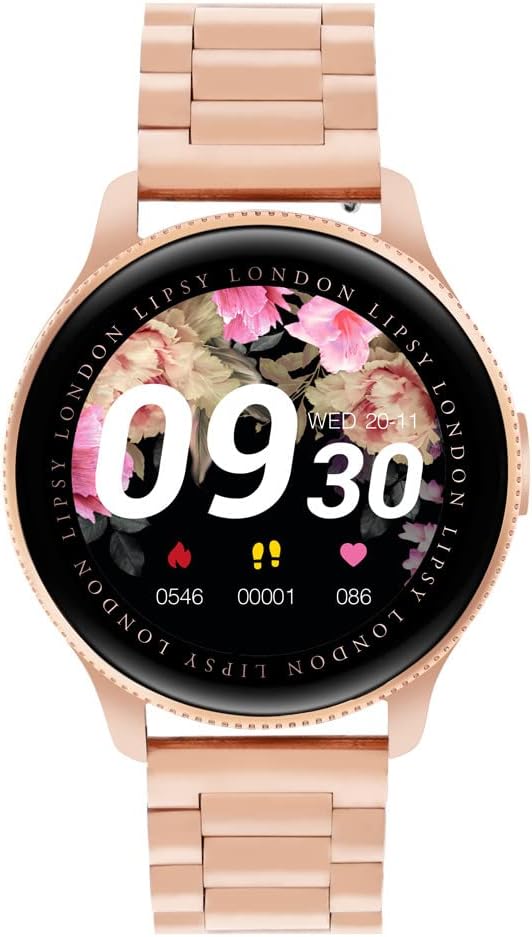 Lipsy Ladies Smartwatch with Rose Gold Bracelet LP922