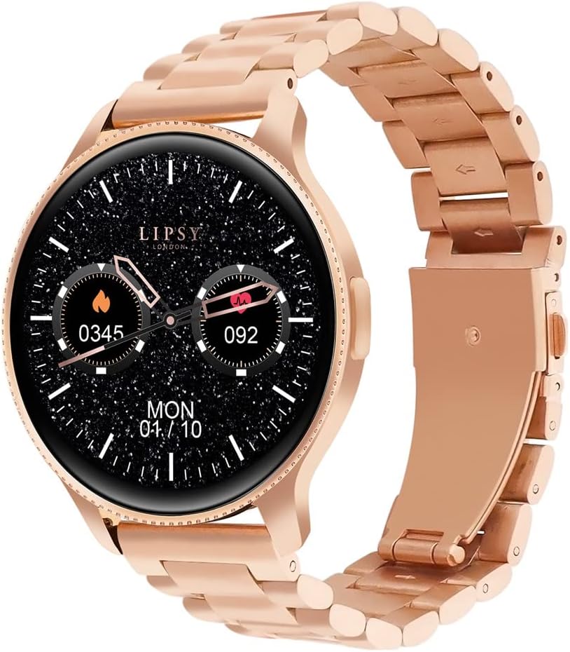 Lipsy Ladies Smartwatch with Rose Gold Bracelet LP922