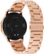 Lipsy Ladies Smartwatch with Rose Gold Bracelet LP922