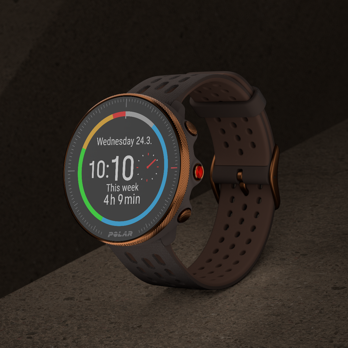 Polar Vantage M2 Advanced Multisport Smart Watch Copper/Brown S-L 90085163