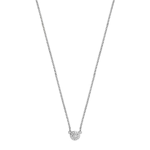 18ct White Gold Diamond Necklace 0.05CT