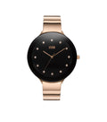 Storm Ladies Ostele Watch with Black Dial and Rose Gold Bangle Strap 47401/RG