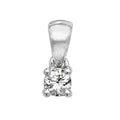18ct White Gold Diamond Pendant 0.13CT