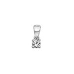 18ct White Gold Diamond Pendant 0.13CT