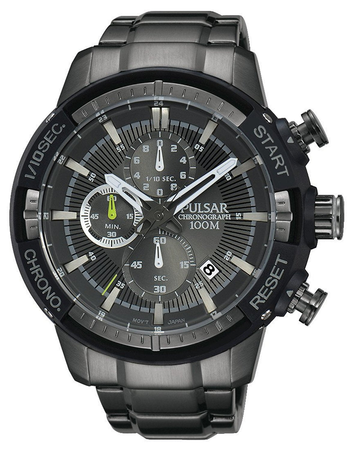 Pulsar PM3049X1 Men's Watch Quartz Stainless Steel Coated