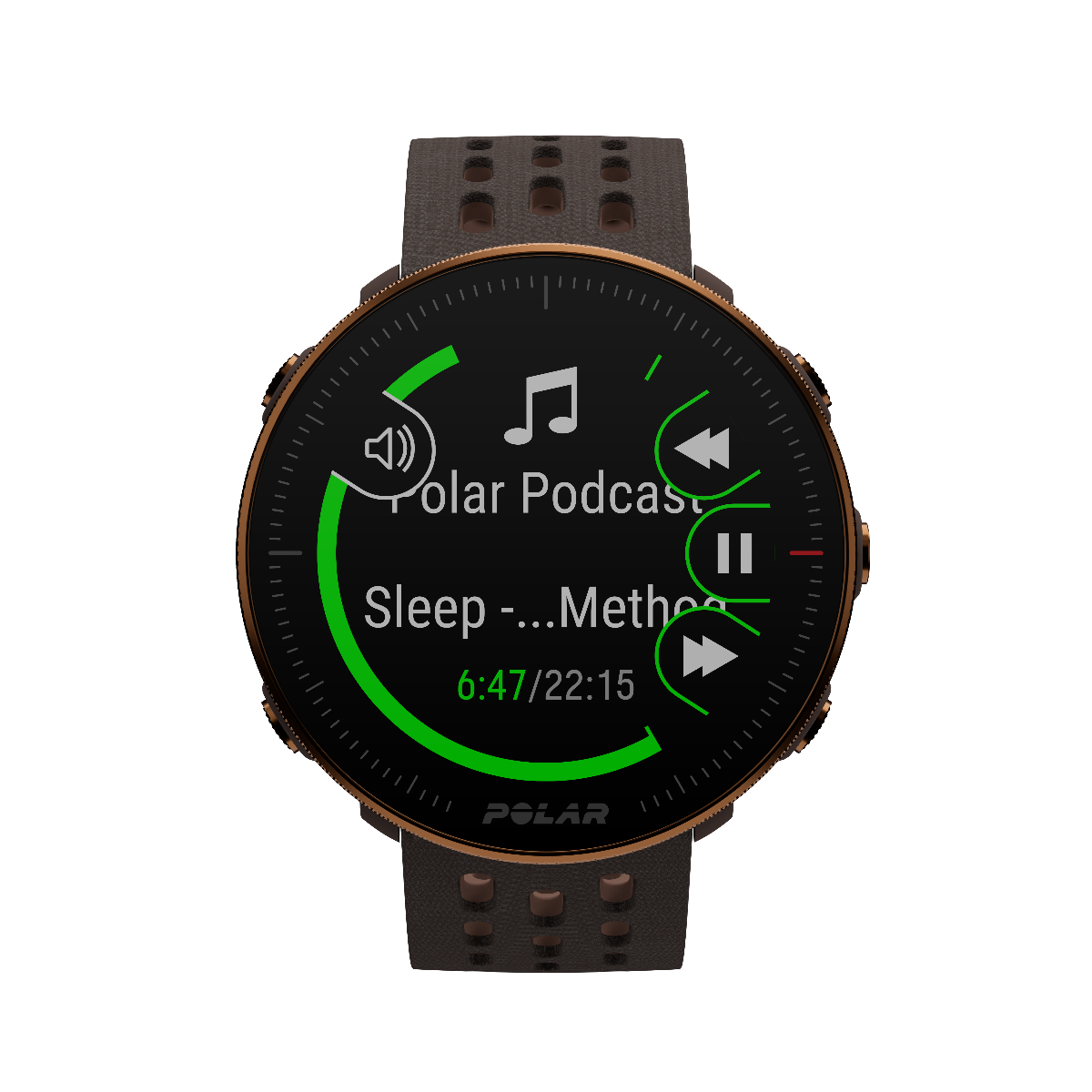Polar Vantage M2 Advanced Multisport Smart Watch Copper/Brown S-L 90085163