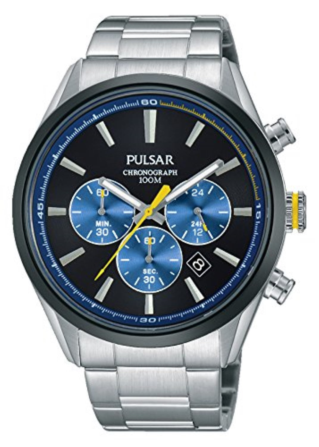 Pulsar Men's Watch Analogue Quartz Stainless Steel PT3727X1