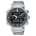 Pulsar Mens Digital & Analogue Watch with Silver Stainless Steel Bracelet PZ4051X1